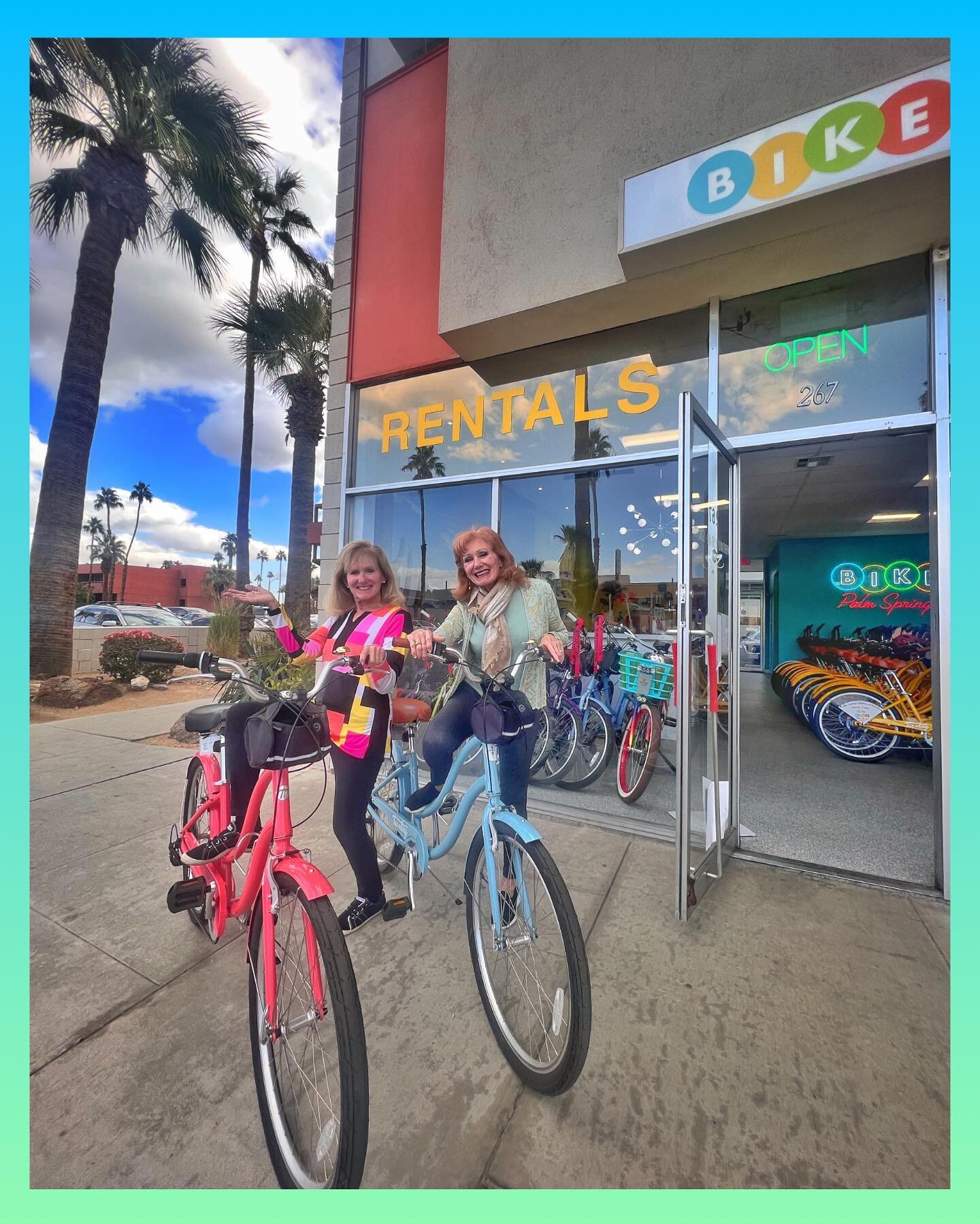 Off the ✈️ and couldn&rsquo;t wait for a 🚲 ride! Thank you @kcummins for the support and introducing us to to your lovely friend! What a great treat to have you join us again! 💖
.
.
.
.
#bikerental #bikeservice #bikeride #summerfun #socialdistancin