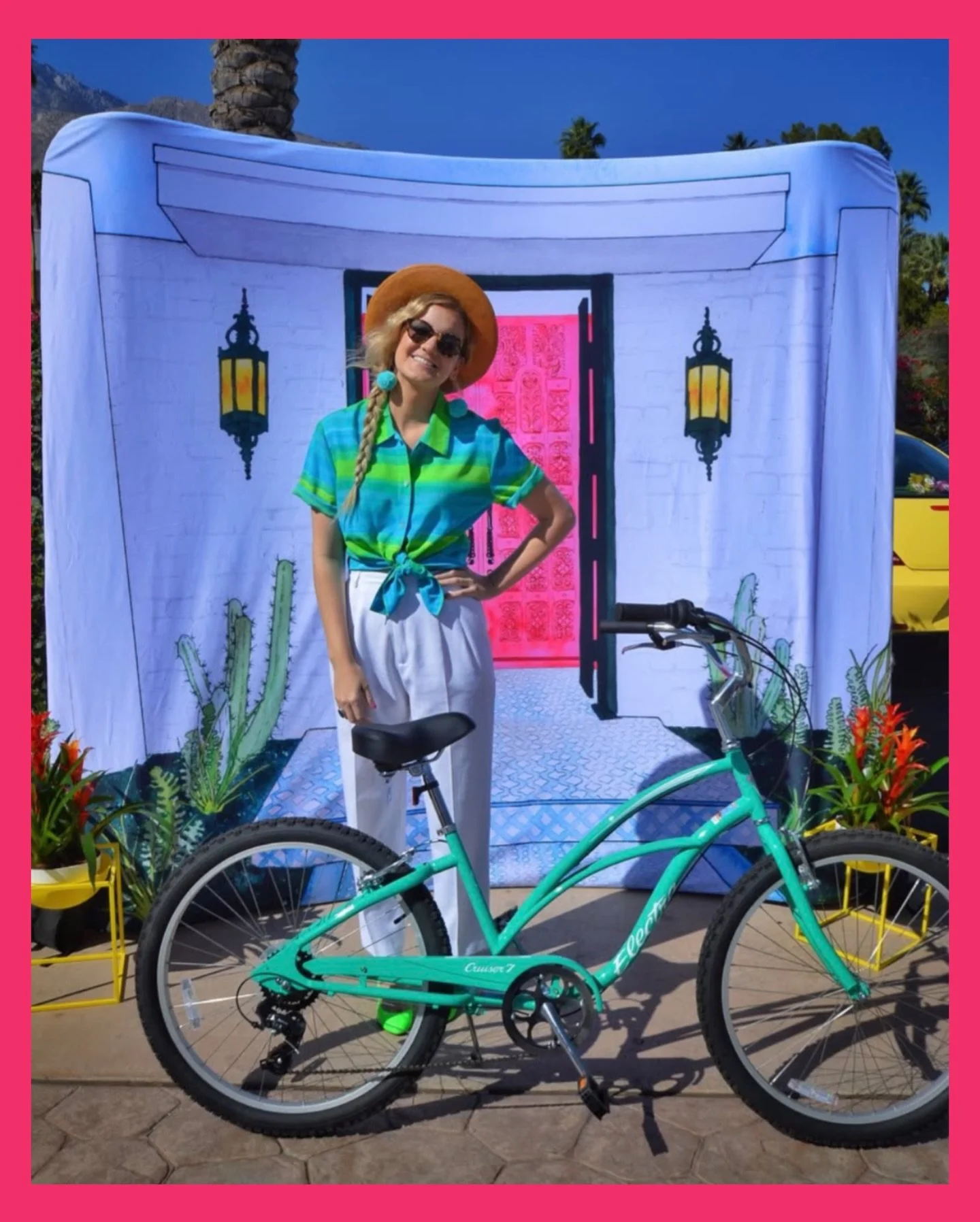 Some people leave a lasting impression from day one &mdash; and Leslie Schneider @splendid_rags is absolutely one of them.

We had the pleasure of meeting Leslie back in 2018 during a Palm Springs Door Tour bike ride, and from that very first sunny d