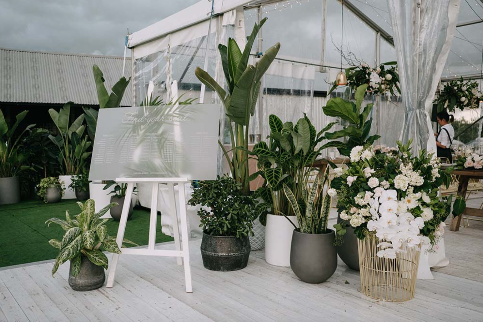 Marquee wedding reception styling ideas  | Hampton Event Hire - wedding and event hire | www.hamptoneventhire.com