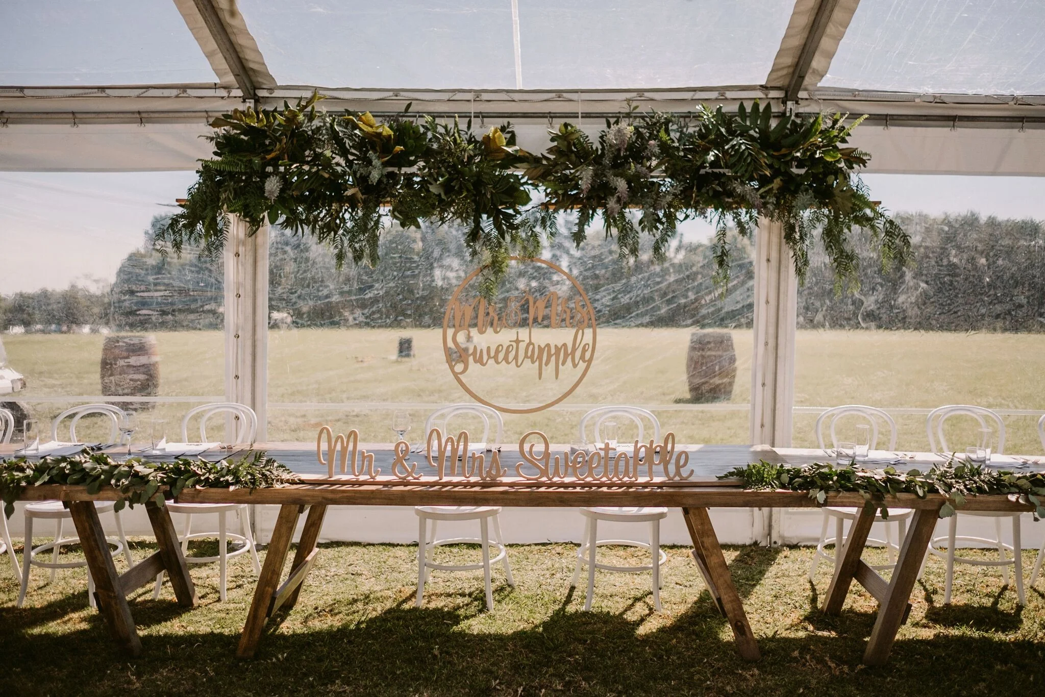 Natalie and Tim, Maleny Retreat Sunshine Coast Wedding | Hampton Event Hire