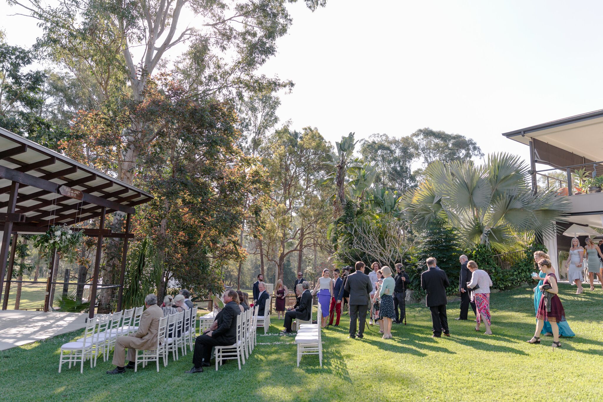 Real Wedding: Jessica and Jake, Brisbane Marquee Wedding | Hampton Event Hire - Wedding and Event Hire on the Gold Coast, Brisbane and Byron Bay | Photo by Just For Love Photography