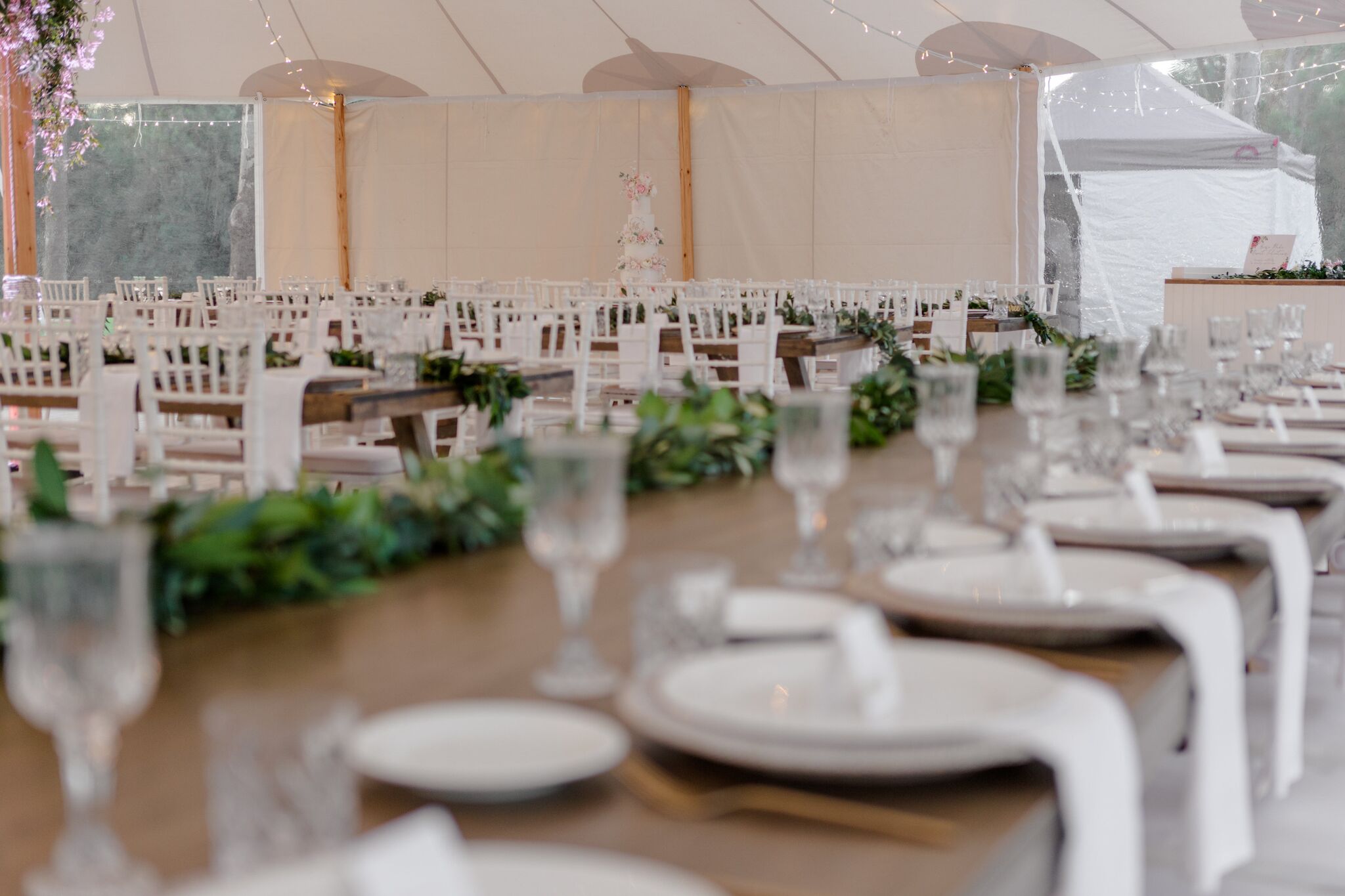 Real Wedding: Jessica and Jake, Brisbane Marquee Wedding | Hampton Event Hire - Wedding and Event Hire on the Gold Coast, Brisbane and Byron Bay | Photo by Just For Love Photography