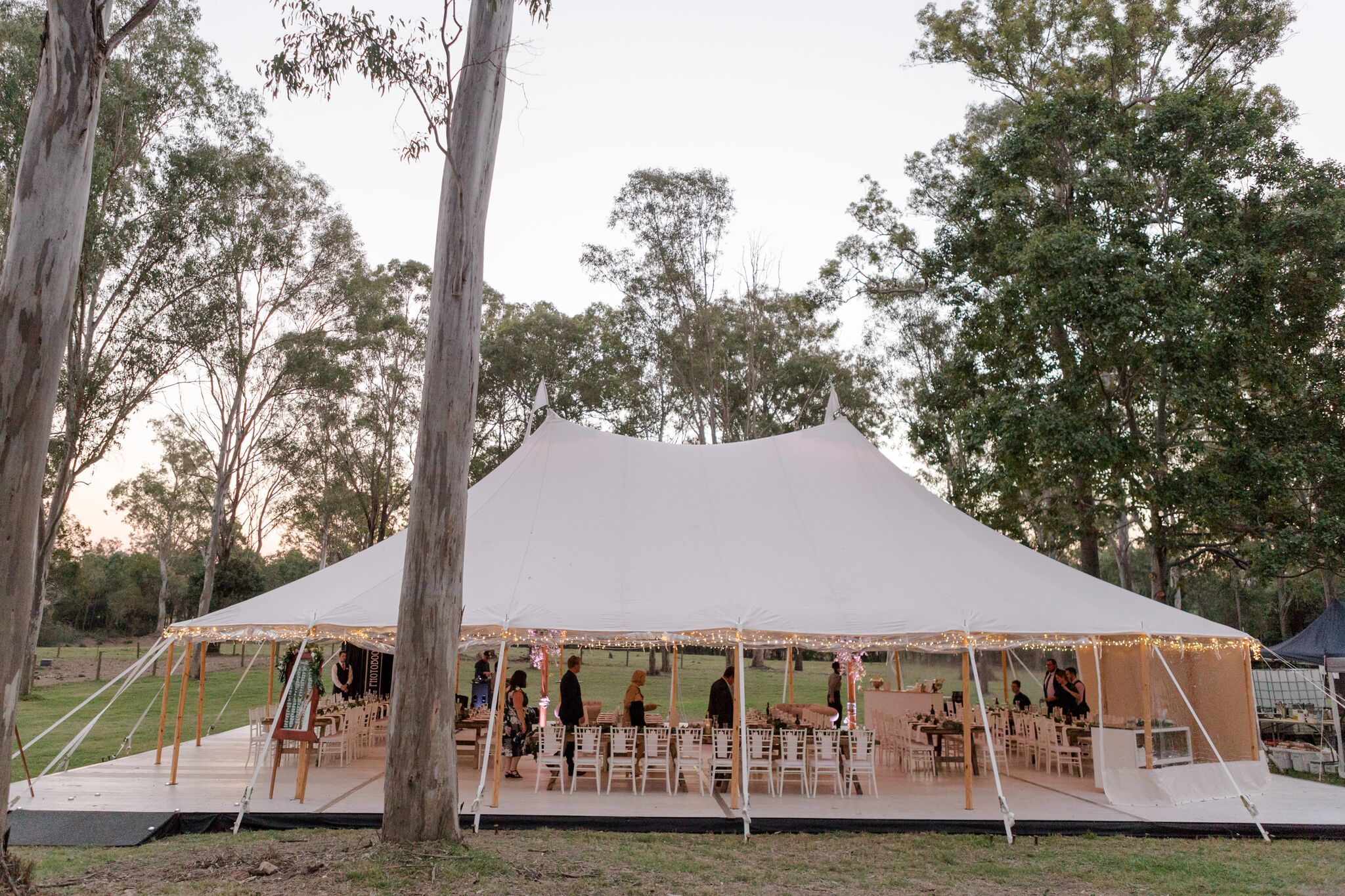 Real Wedding: Jessica and Jake, Brisbane Marquee Wedding | Hampton Event Hire - Wedding and Event Hire on the Gold Coast, Brisbane and Byron Bay | Photo by Just For Love Photography