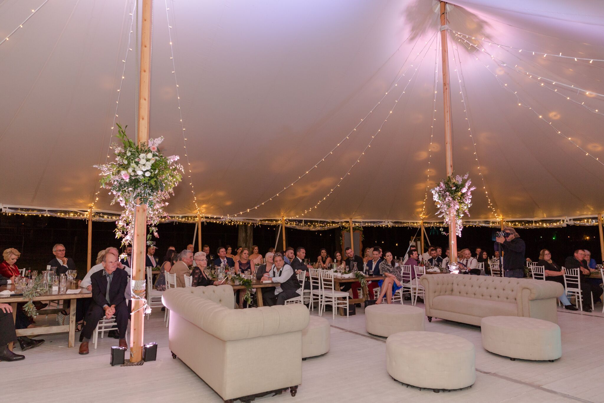 Real Wedding: Jessica and Jake, Brisbane Marquee Wedding | Hampton Event Hire - Wedding and Event Hire on the Gold Coast, Brisbane and Byron Bay | Photo by Just For Love Photography