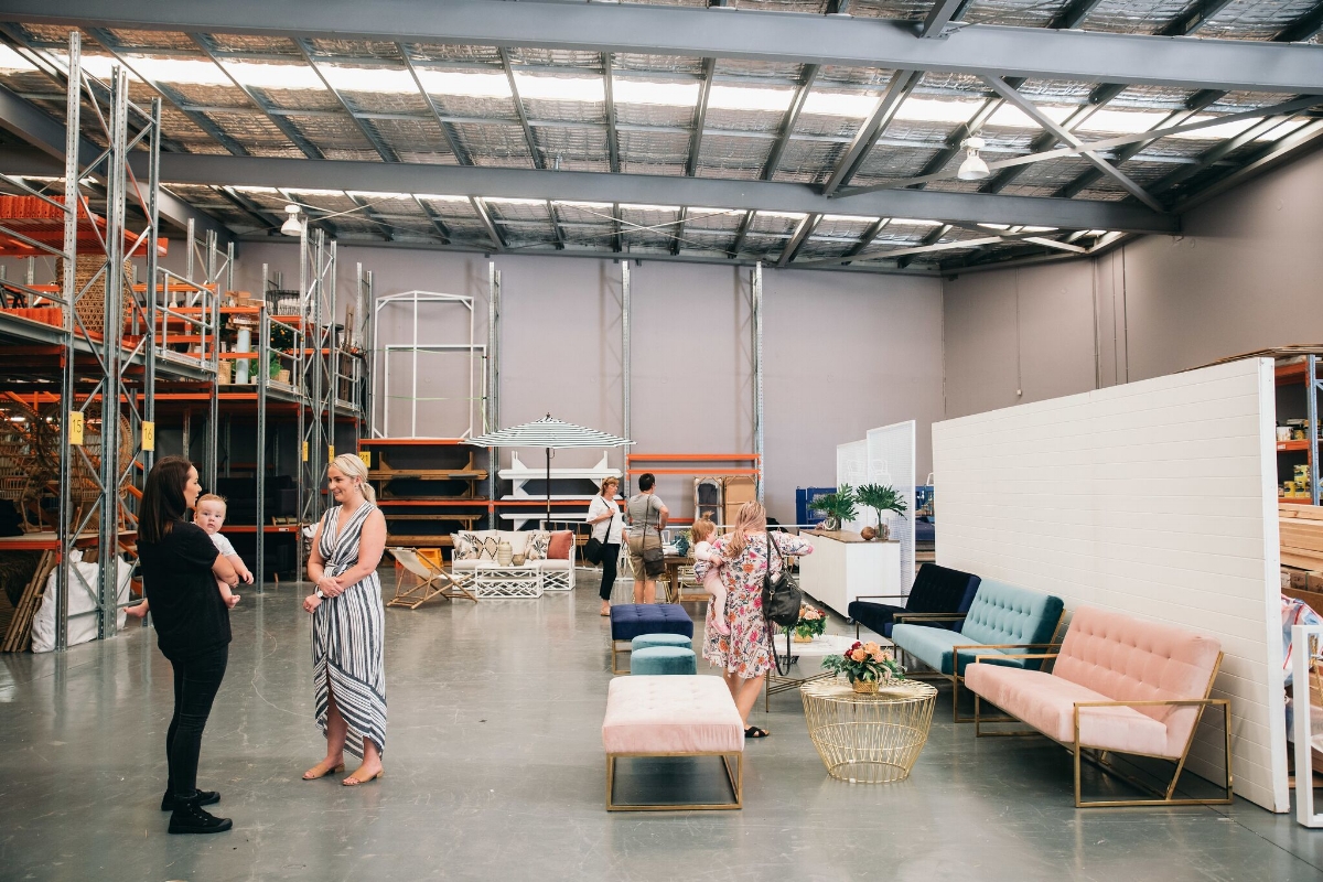 Hampton Event Hire Warehouse Open Day Wrap-Up! Wedding and Event Furniture Hire on the Gold Coast, Brisbane, Tweed Coast and Byron Bay