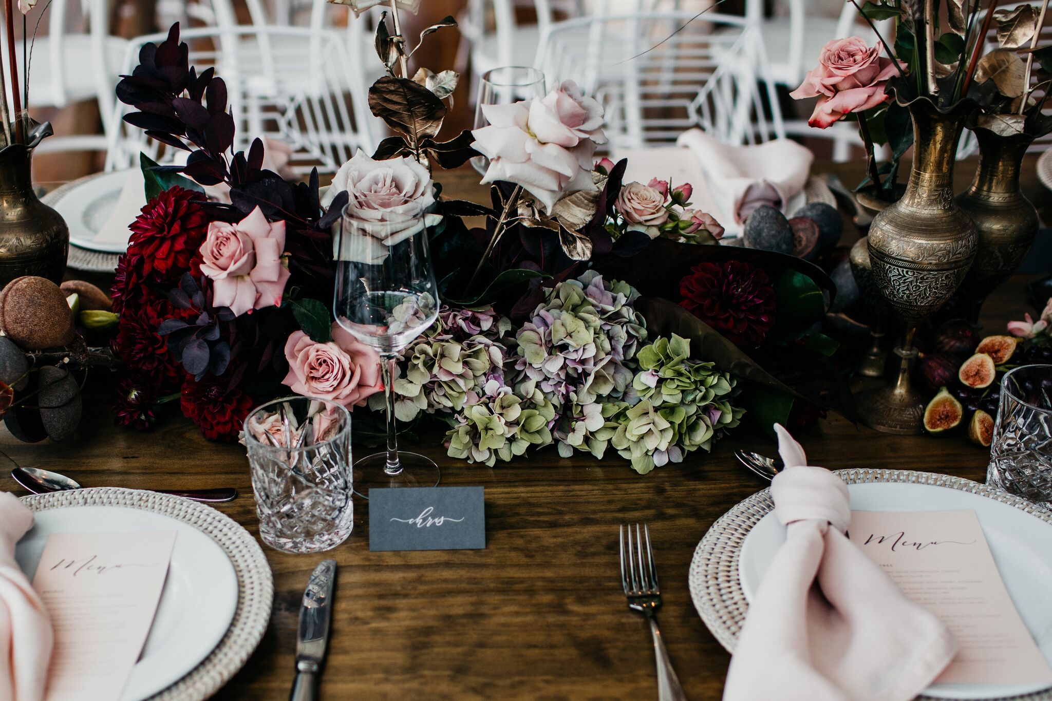 Blush linen napkins tableware hire Hampton Event Hire3.jpeg