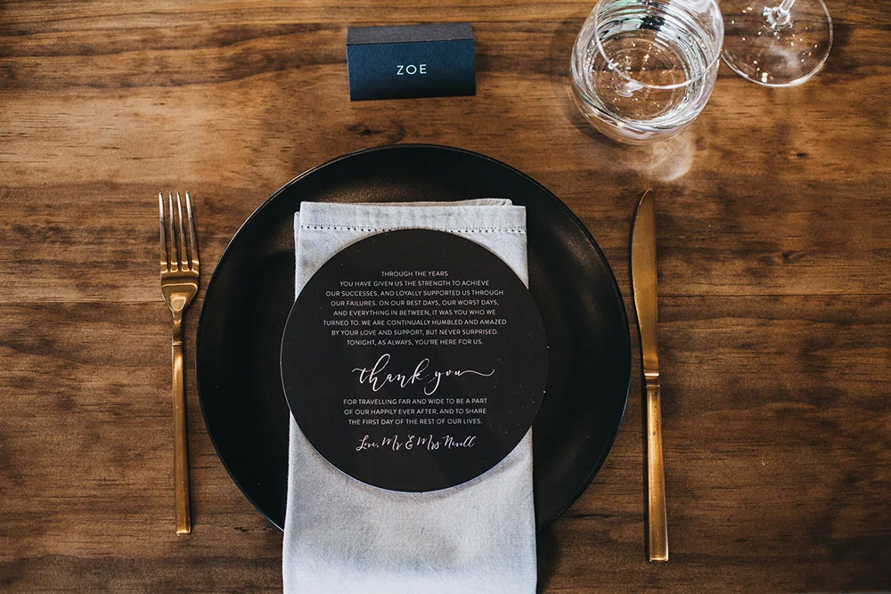 Wedding Place Setting Ideas and Inspiration! Hampton Event Hire