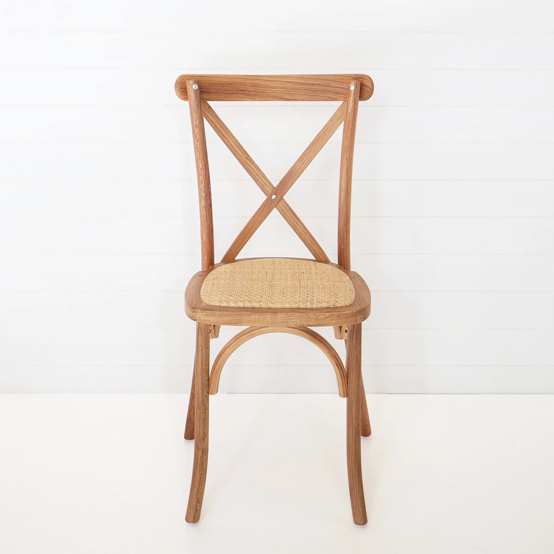Oak Cross Back Chair Hampton Event Hire Wedding & Event Furniture