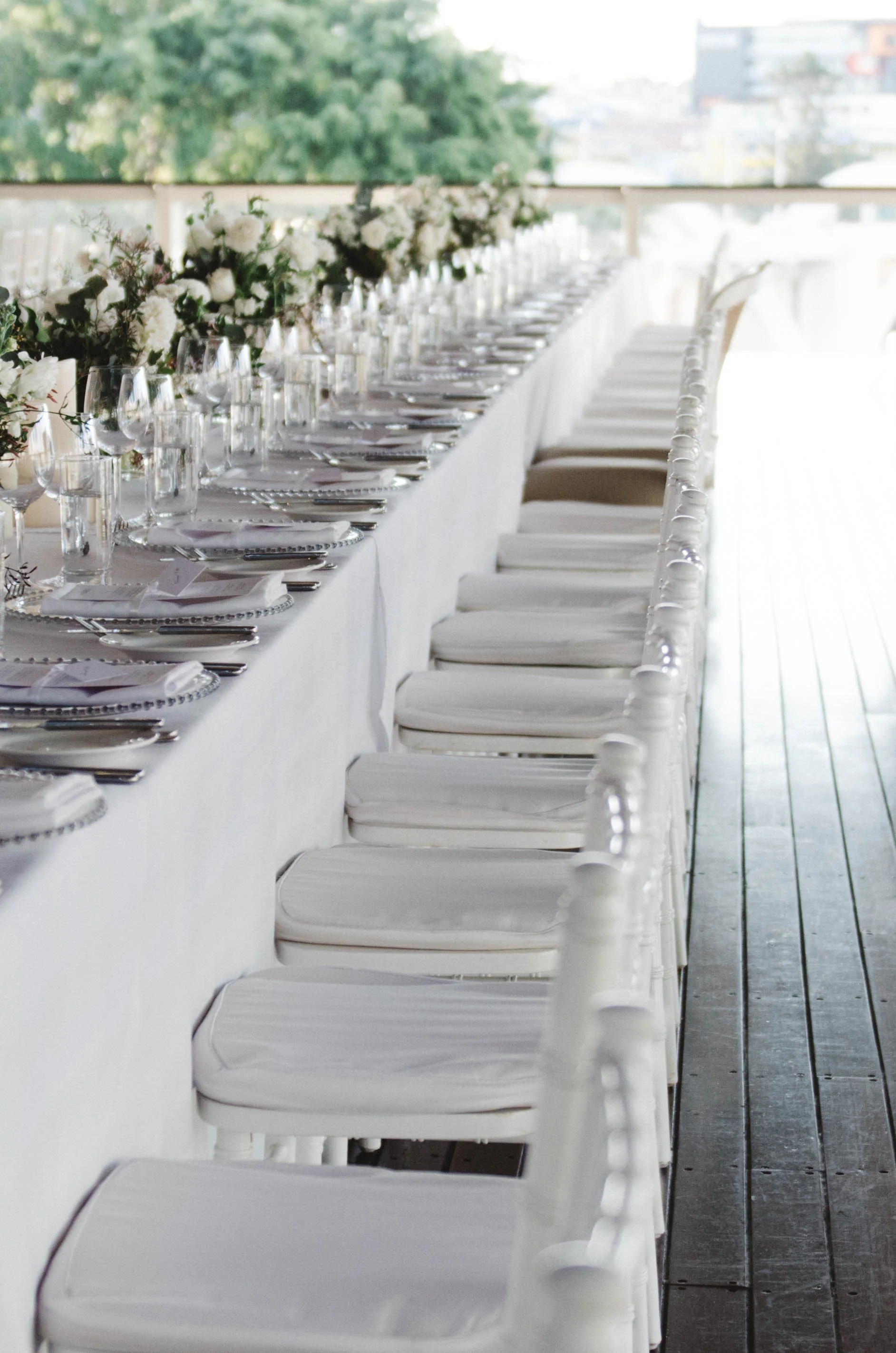 White Tiffany Chair Hampton Event Hire Wedding & Event Furniture