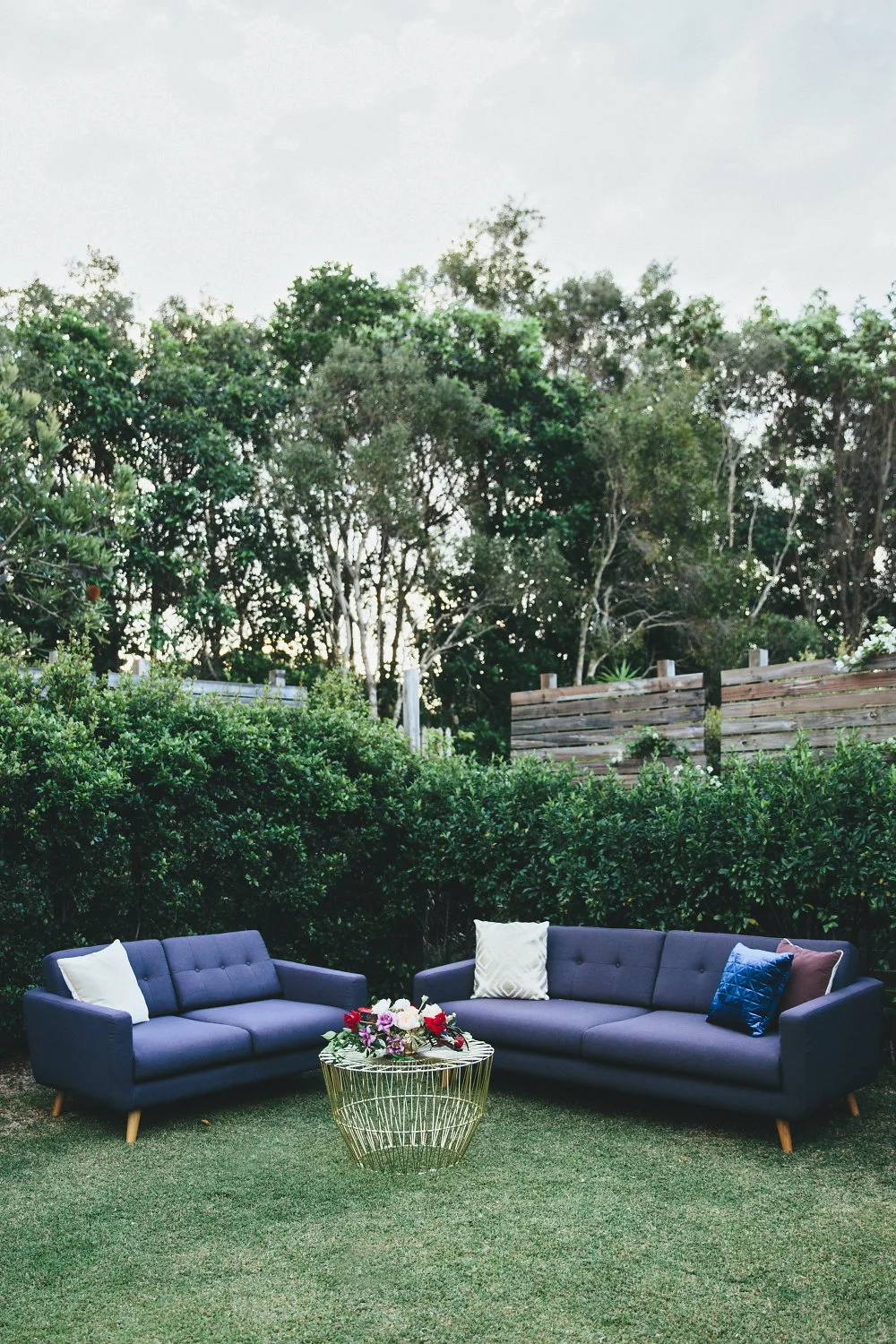 Three Seater Black Sofa Hampton Event Hire Wedding & Event