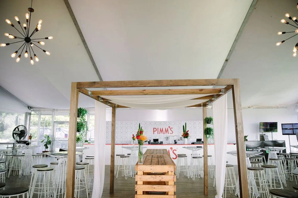 Corporate Event Pimm's Birdcage Marquee Brisbane Racing Club