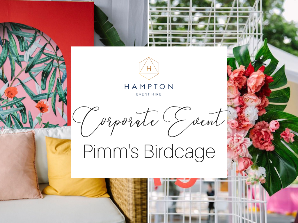 Corporate Event Pimm's Birdcage Marquee Brisbane Racing Club