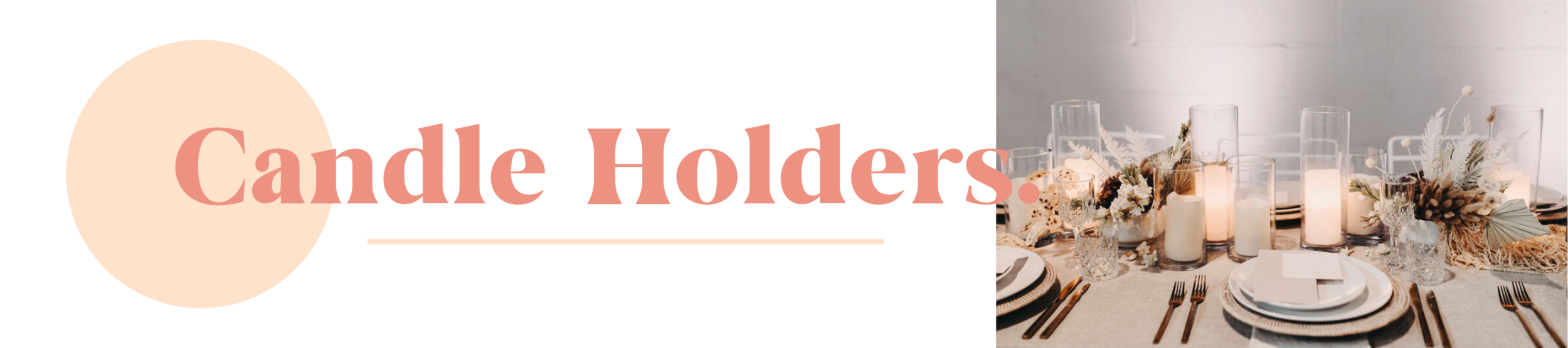 Candle Holders And Votives Hampton Event Hire Wedding & Event