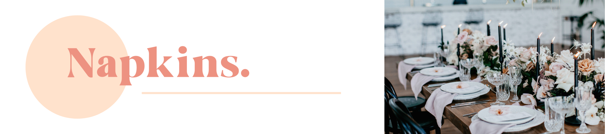 Napkins Hampton Event Hire Wedding & Event Furniture Hire Byron