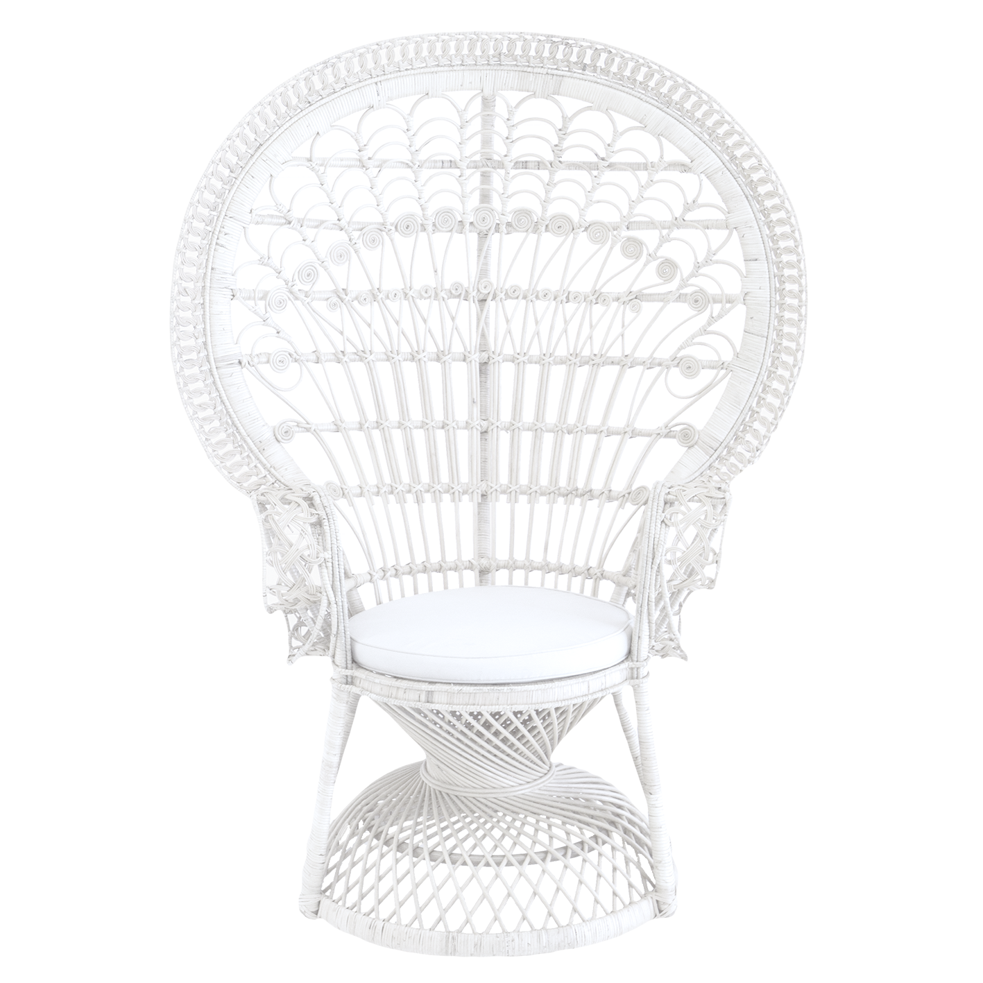 White Peacock Chair Hampton Event Hire Wedding & Event Furniture