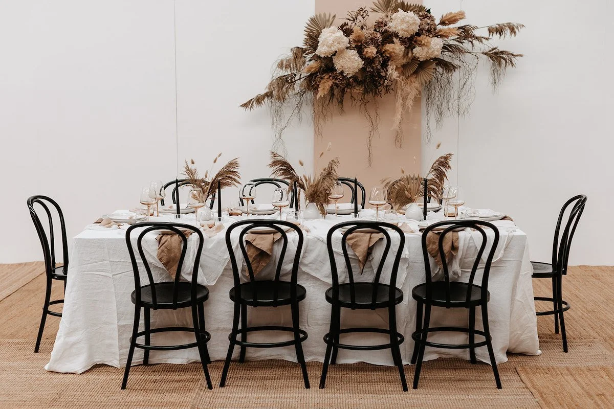 5 Ways to Style our Bentwood Chairs for Your Wedding or Event! Hampton Event Hire Wedding