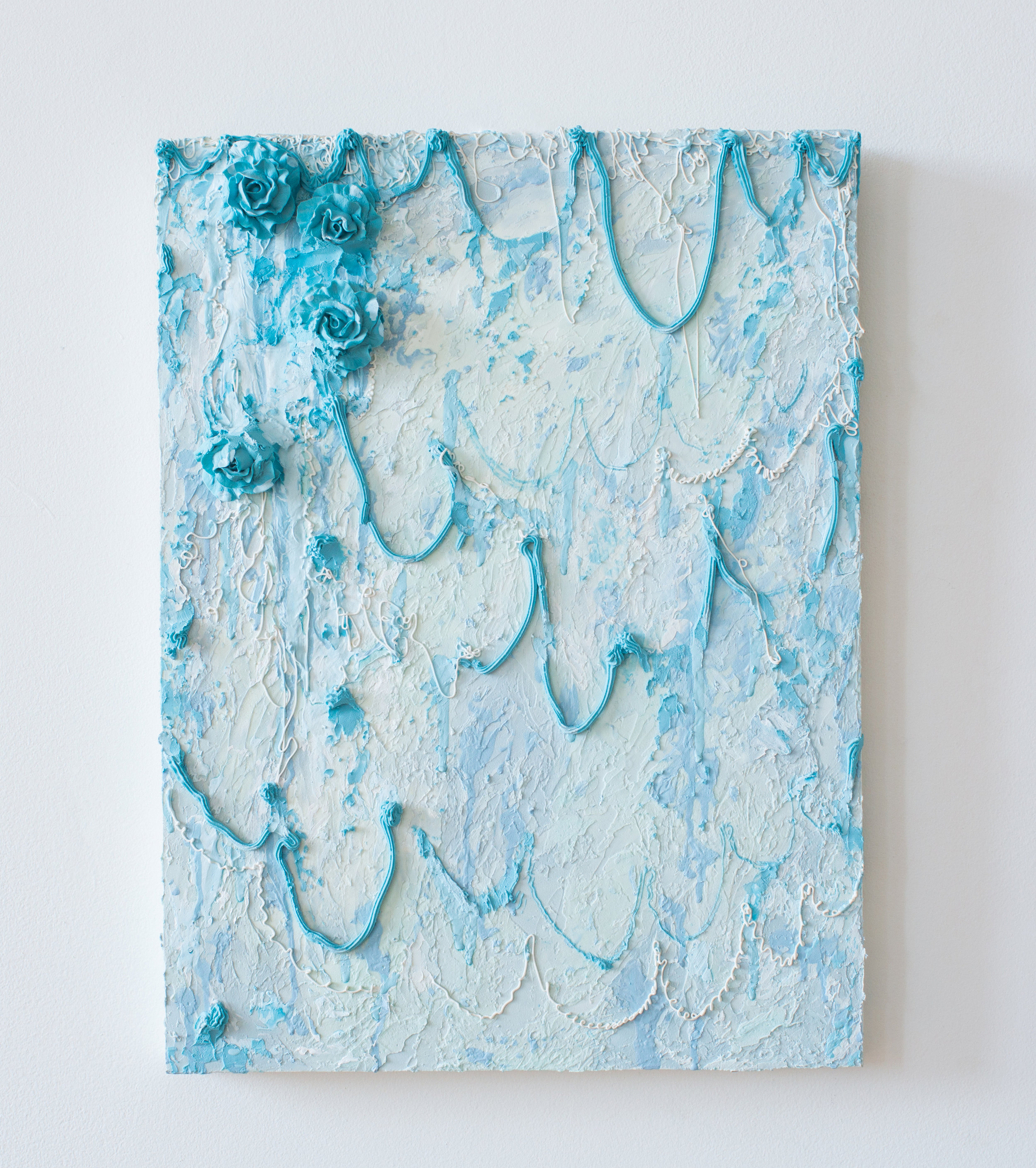   Blue Experiment No. 1   Mixed Media on Board  2013  Photo:  Julie Dietz Photography     