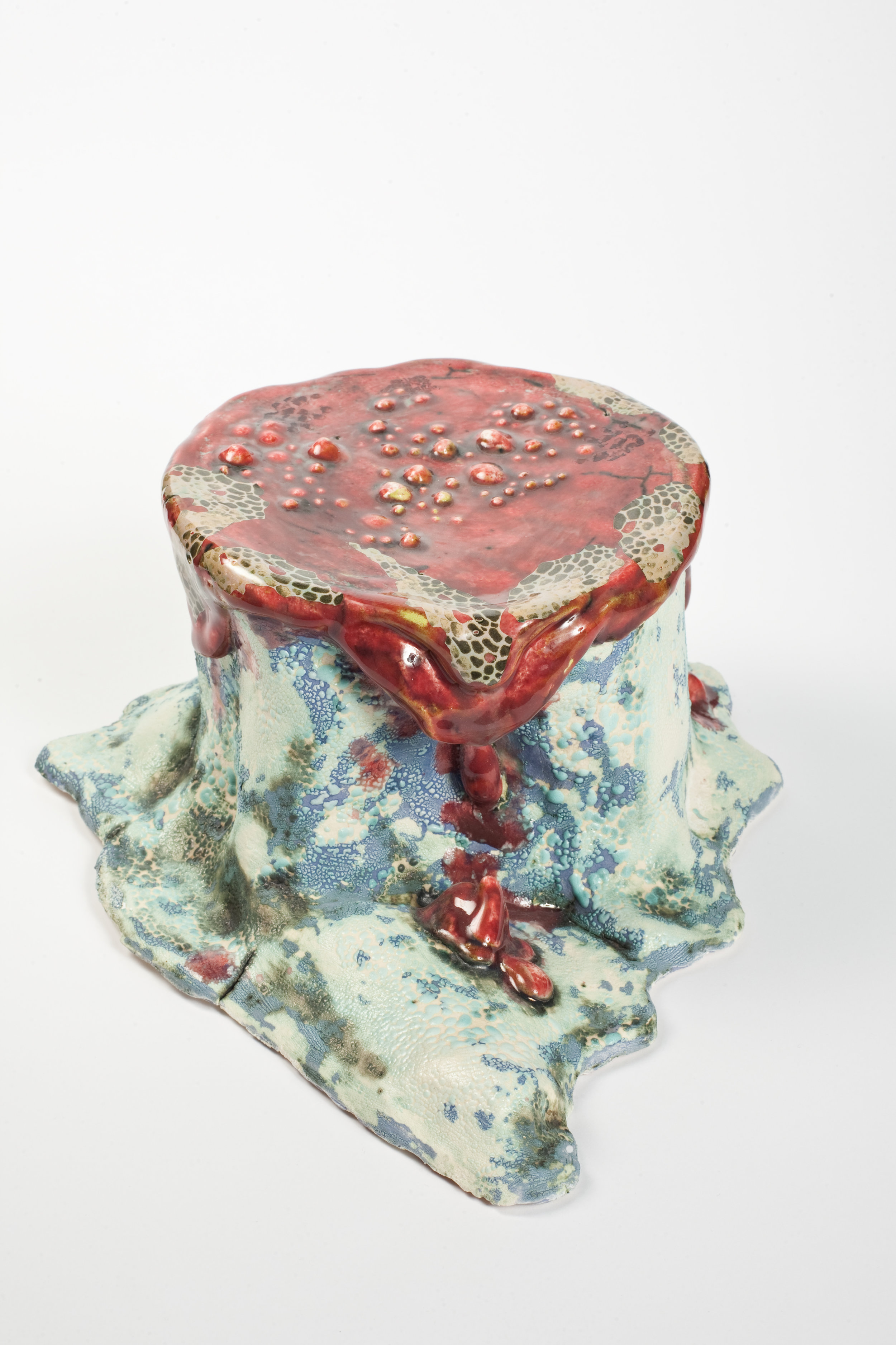   Untitled   Glazed Stoneware, Ceramic Decals  2009  Photo:&nbsp; Daniel Shea &nbsp;    