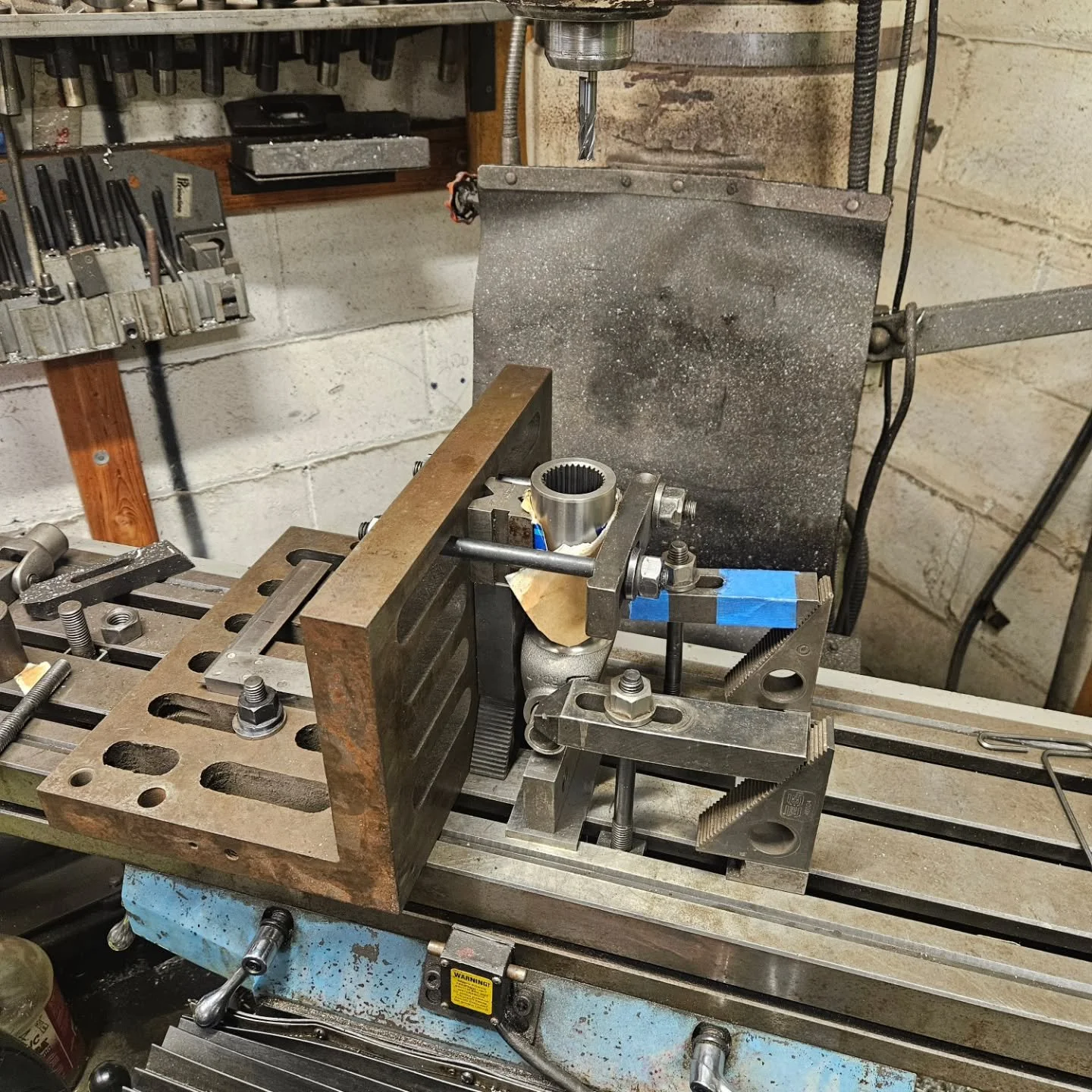 Sometimes the setup and jig is more of a task than the machining, but it keeps it interesting. 

#machineshop #machinist #manualmachining #fablife  #millingmachine #jobshop #oneoffparts