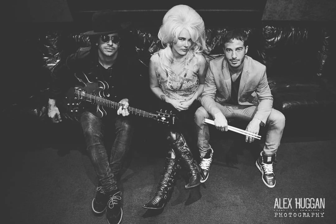 At legendary Nightbird recording studios LA, Alex Huggan photography exhibition at Sunset Marquis