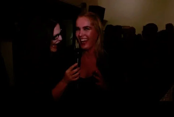 Fun interview with Jackie Watson AKA The French Reporter at the Billie Morrison Mixed Messages art exhibition