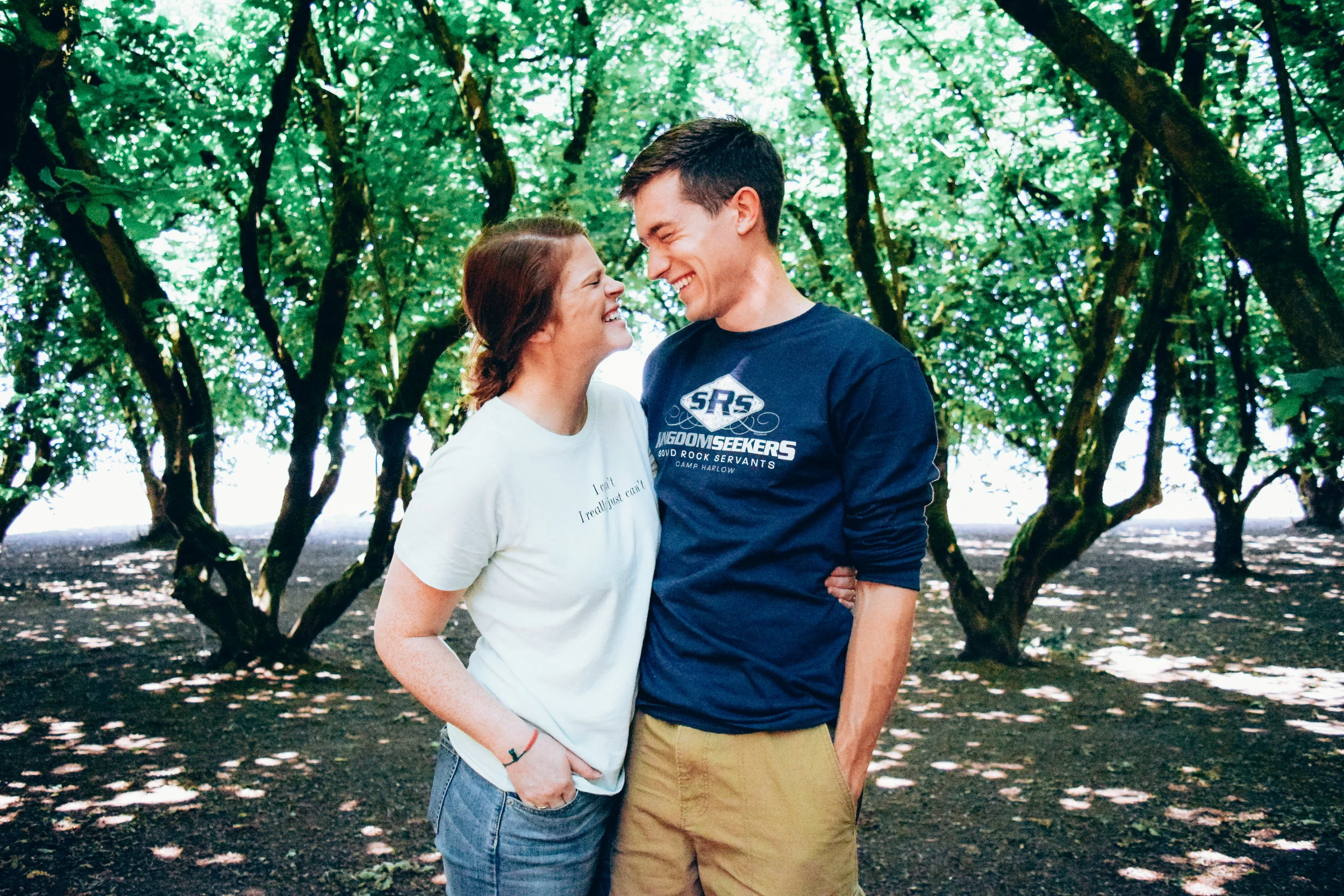 Zach and Jess at Camp Harlow