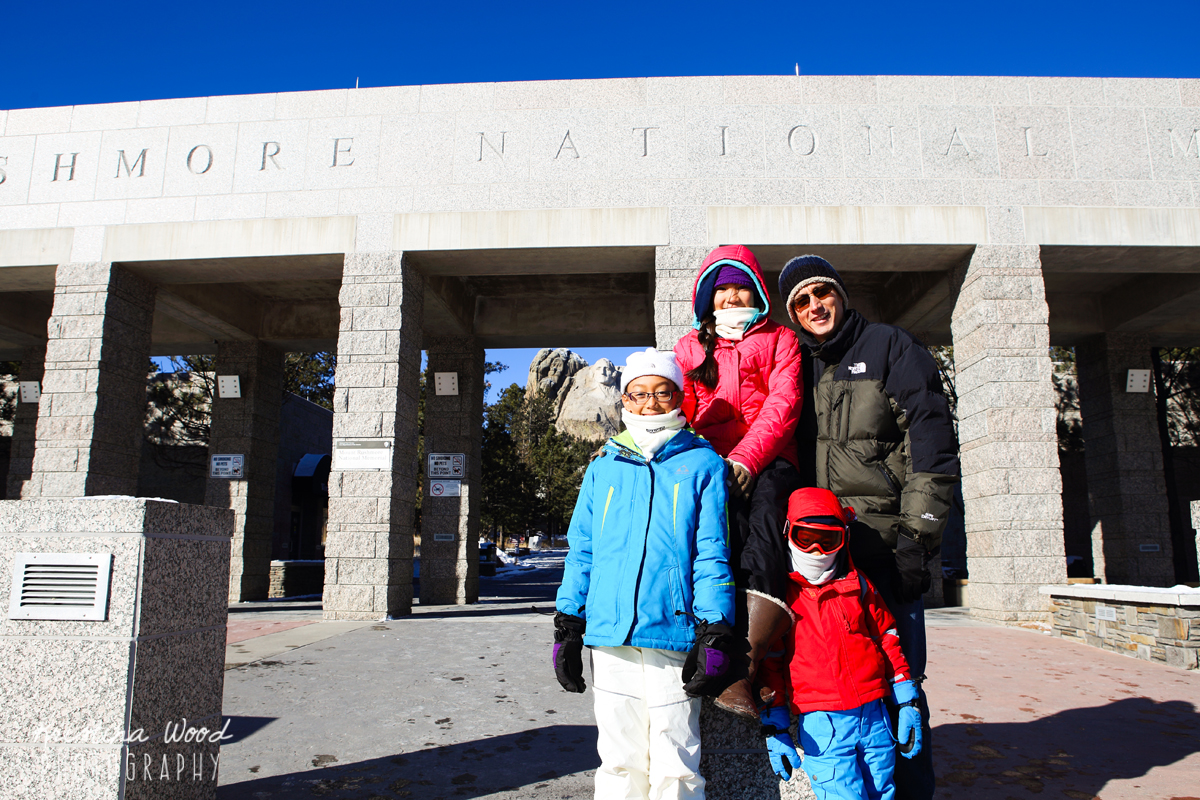 Family at Mt. Rushmore