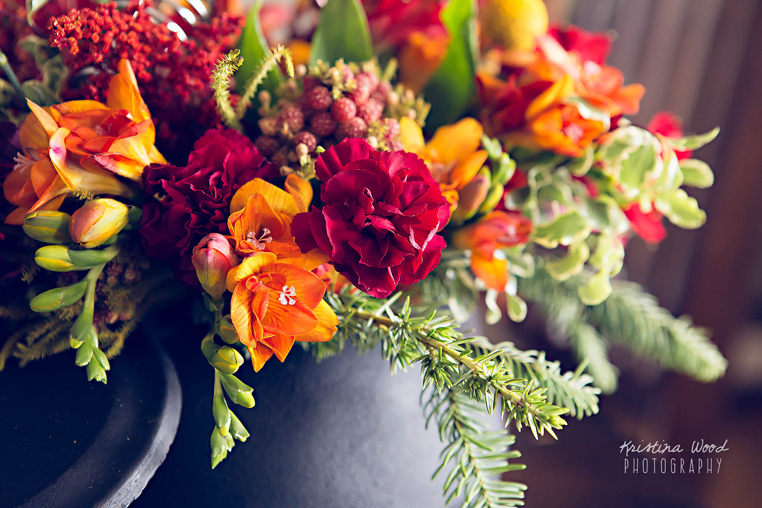 flower arrangement closeup