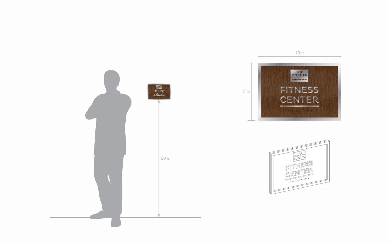  Amenities Identification Sign 