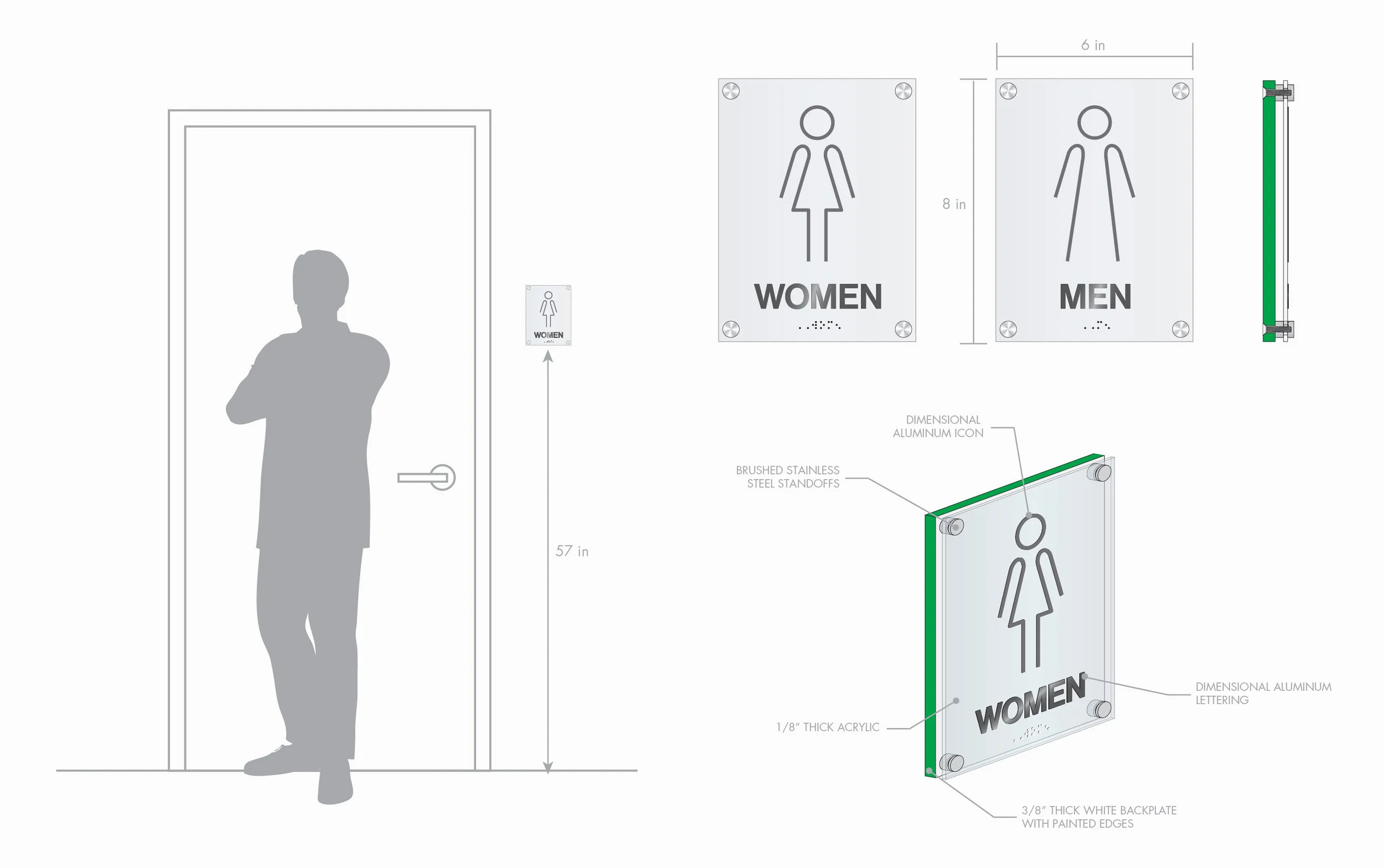 Restroom Sign