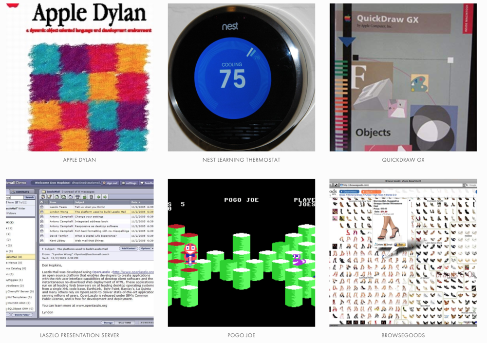 I’ve worked in the software industry, mostly in the Bay Area, on graphics, web application frameworks, embedded systems, and programming language environments and design.