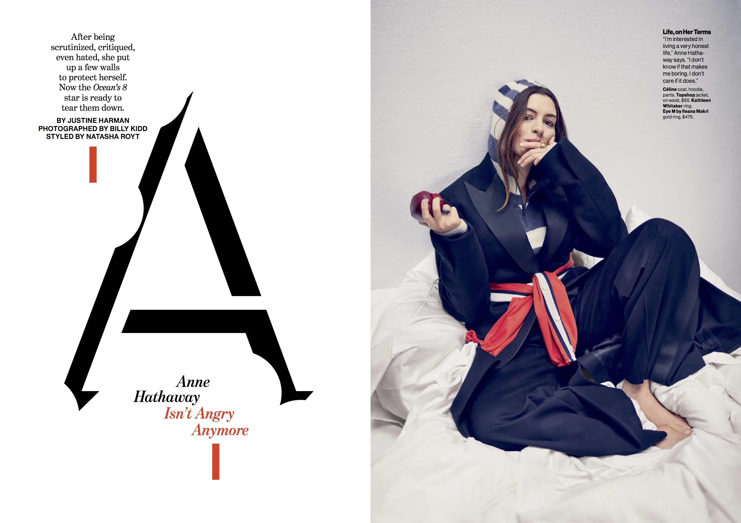 Anne Hathaway Cover Story