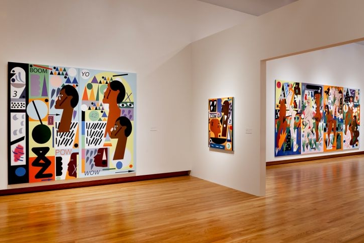 Nina Chanel Abney, Seized The Imagination at Jack Shainman Gallery