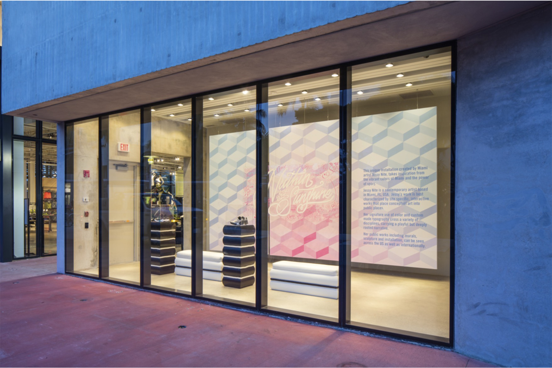 Nike Commisions Artist Jessie for Installation at Their New Miami Flagship Store — ICNCLST/