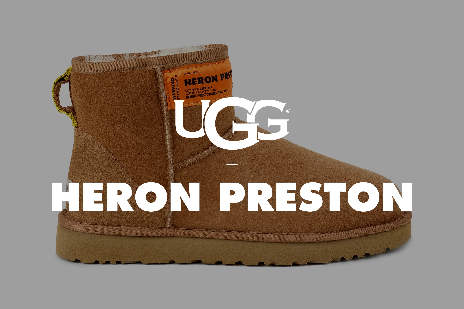 Heron Preston x Ugg Is the Streetwear-Friendly Cozy Boot You Didn't Know You Wanted