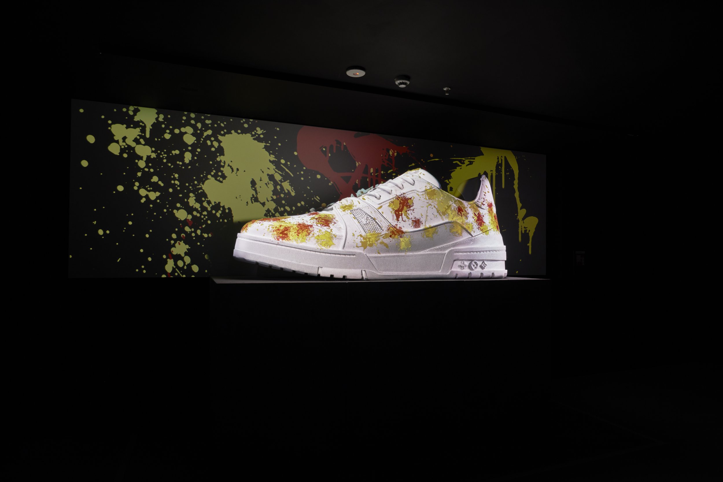 Louis Vuitton Opens New 'White Canvas: LV Trainer in Residence' Exhibition  in Milan
