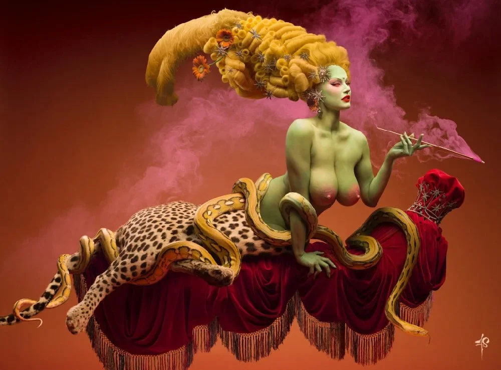 MADAME POMPADOUR AS SPHINX BY FRANZ SZONY