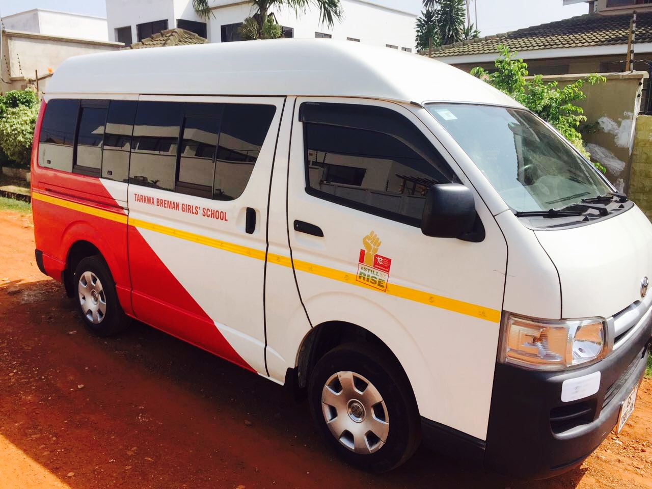 Illustration on the TBCA Girls' School van