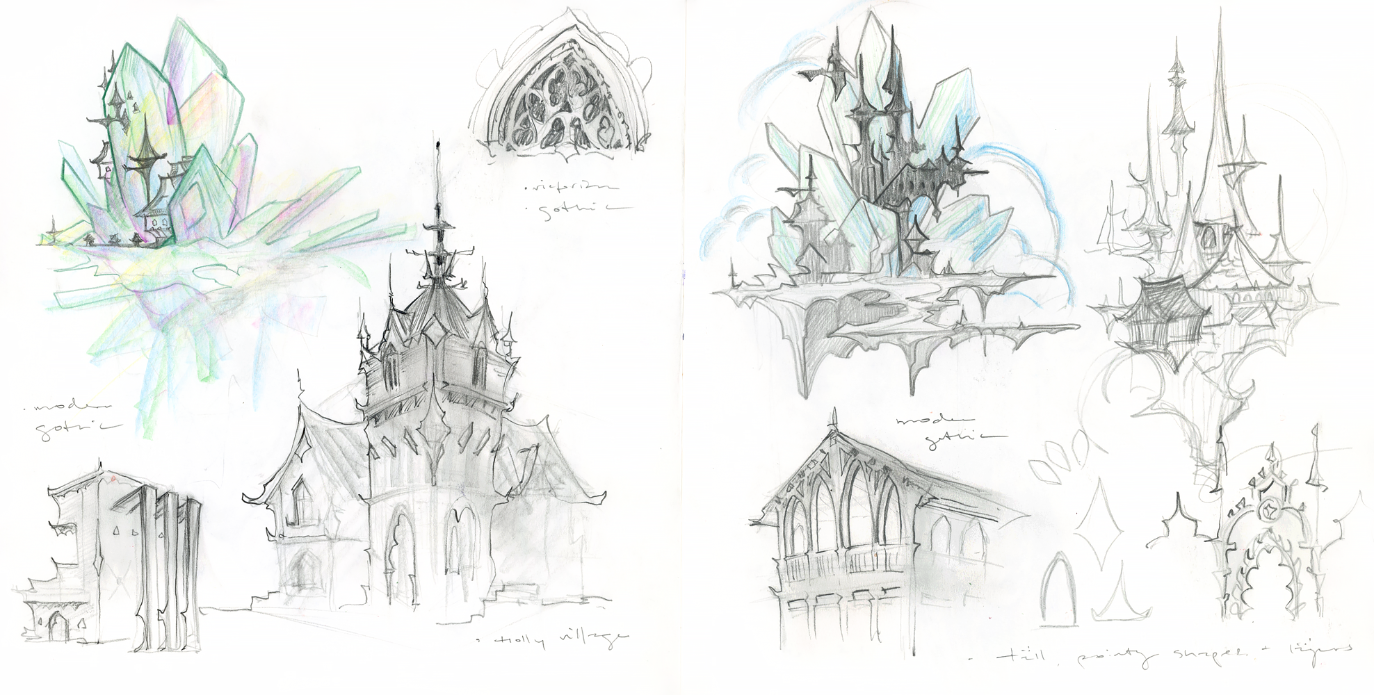 ashereast_sketchbook_gothic_buildings.png