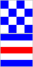 ICS flags to signal distress