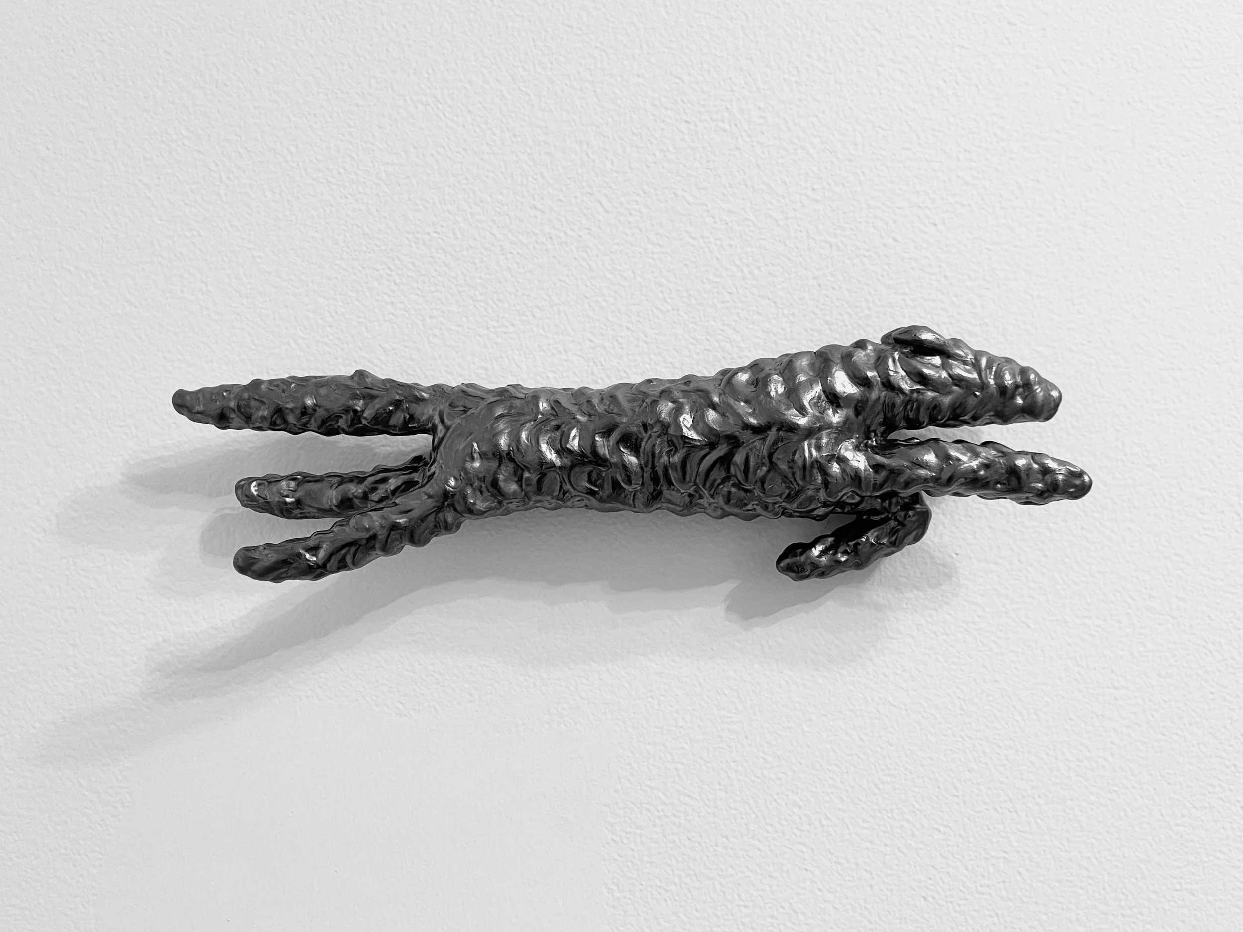   untitled -  view 1    graphite over clay. 3×10.5×1.5. 2024 