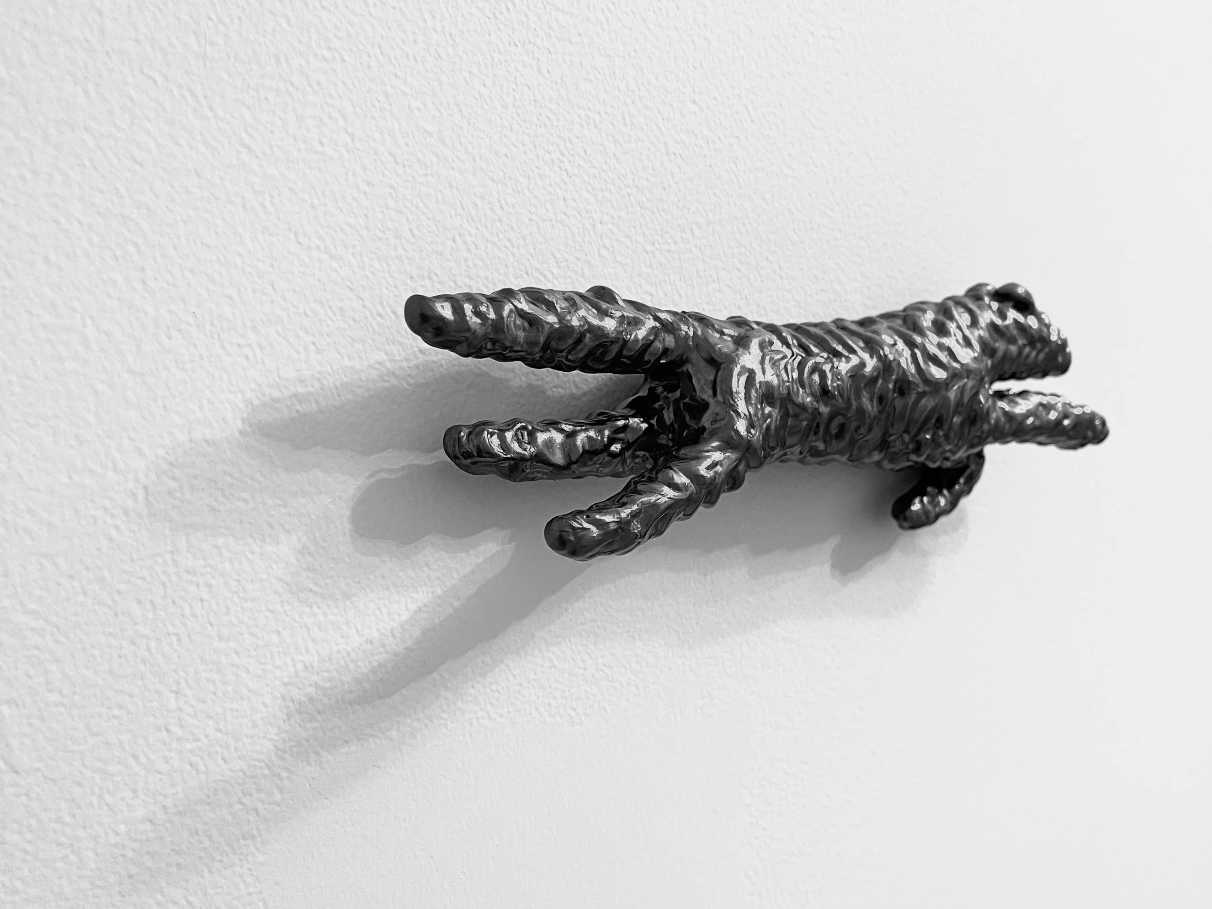   untitled -  view 2    graphite over clay. 3×10.5×1.5. 2024 