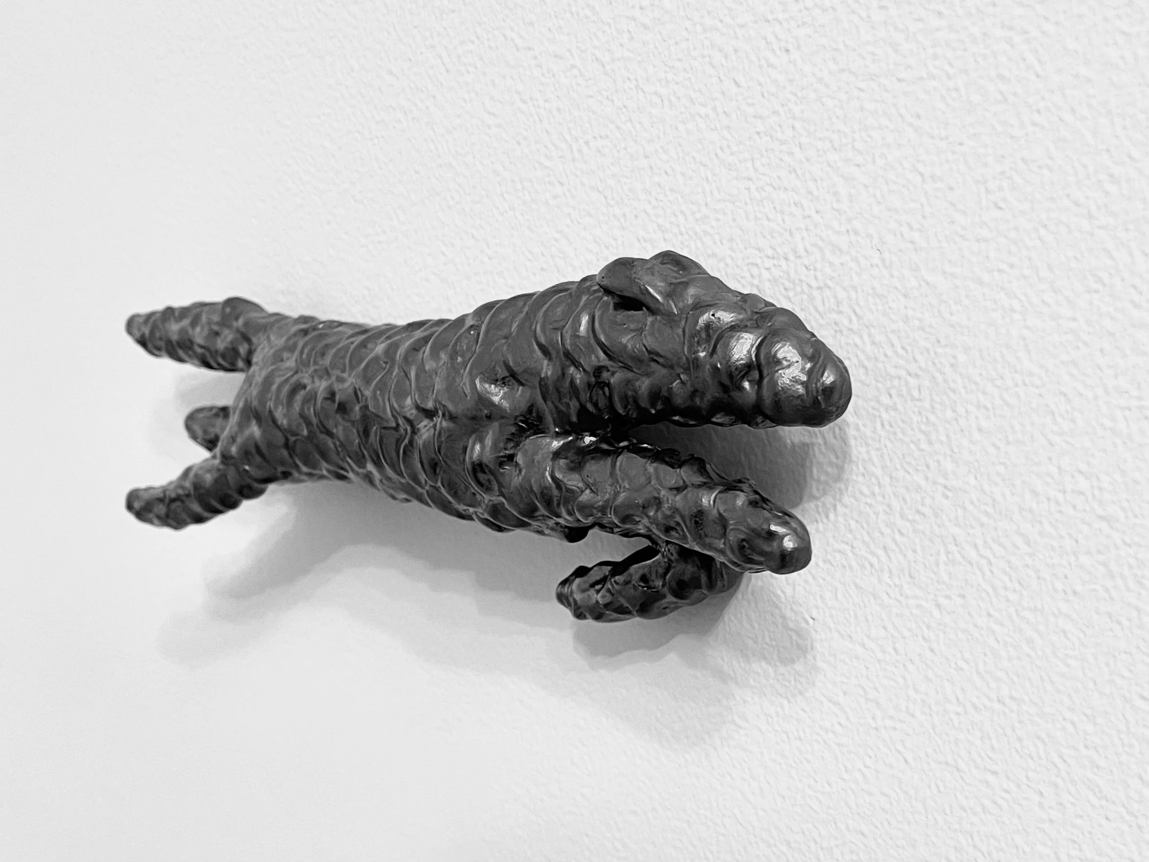   untitled -  view 3    graphite over clay. 3×10.5×1.5. 2024 