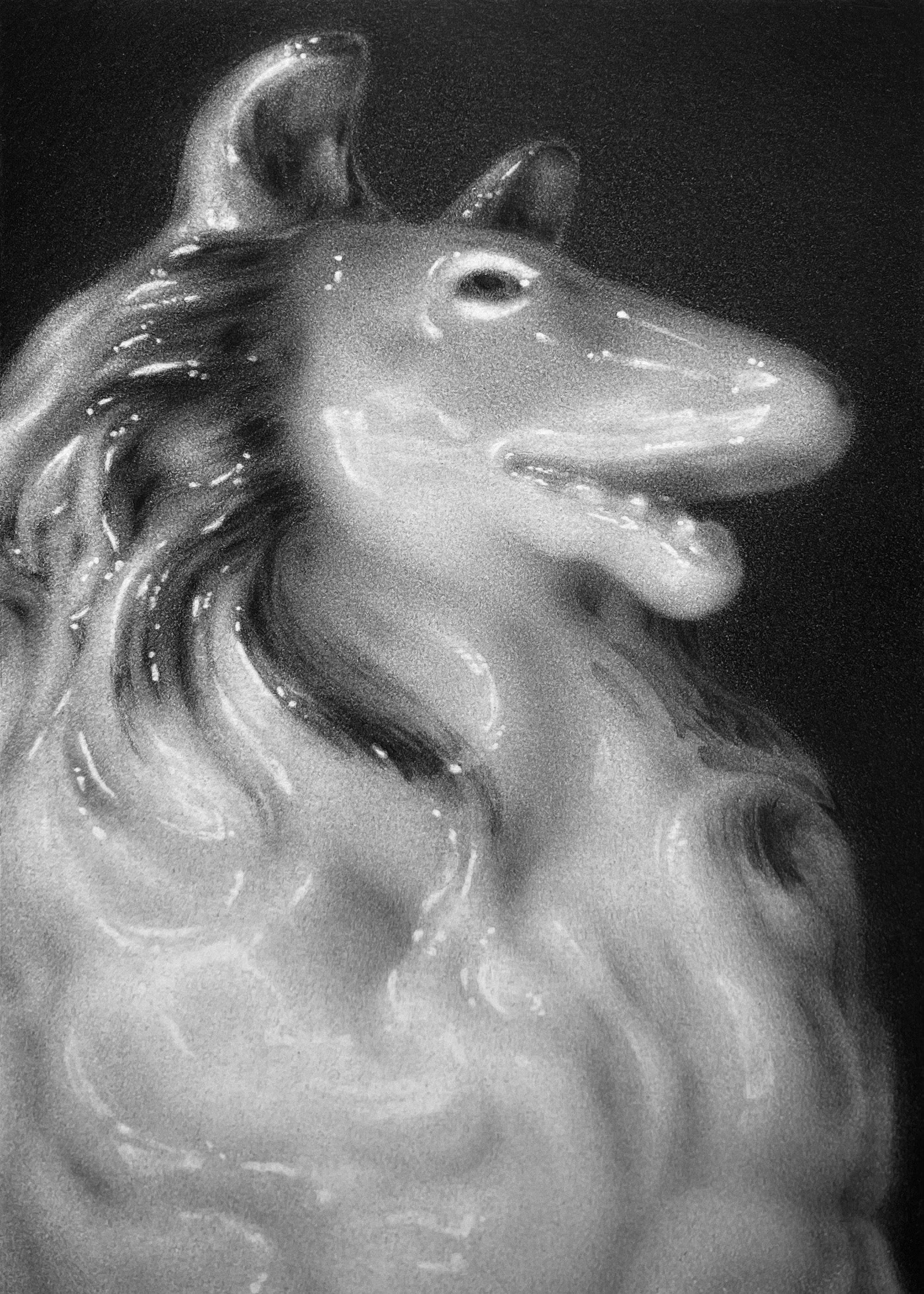   scout i   graphite on paper. 7×5. 2025 