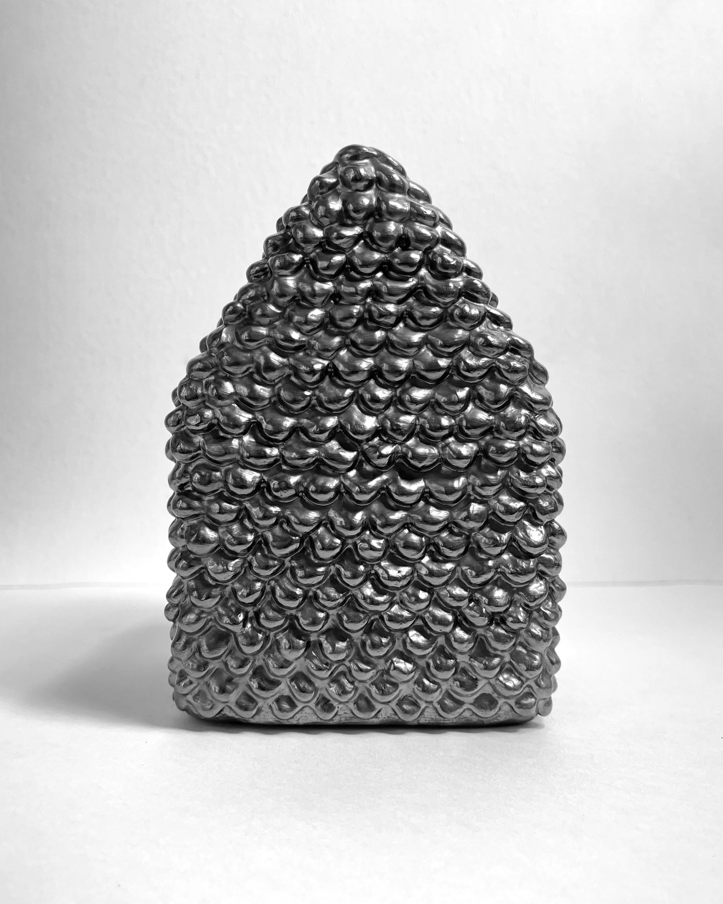   time flies -  view 1    graphite over clay. 7.5×4.5×4.5. 2025 