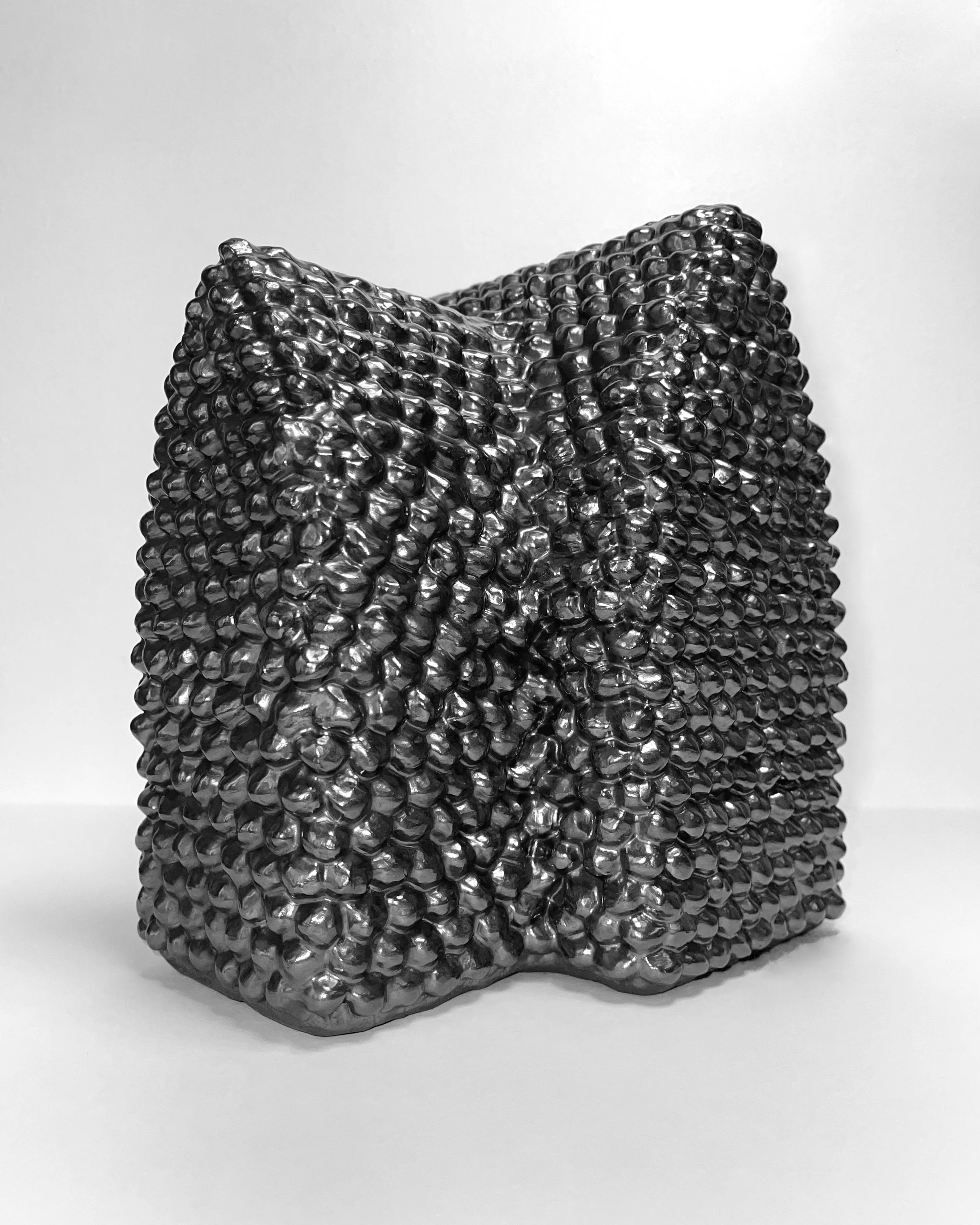   come home -  view 2    graphite over clay. 9.5×8×7. 2025 