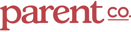 Logo of 'Parent Co.' in maroon text with a small circle over the 'i'.