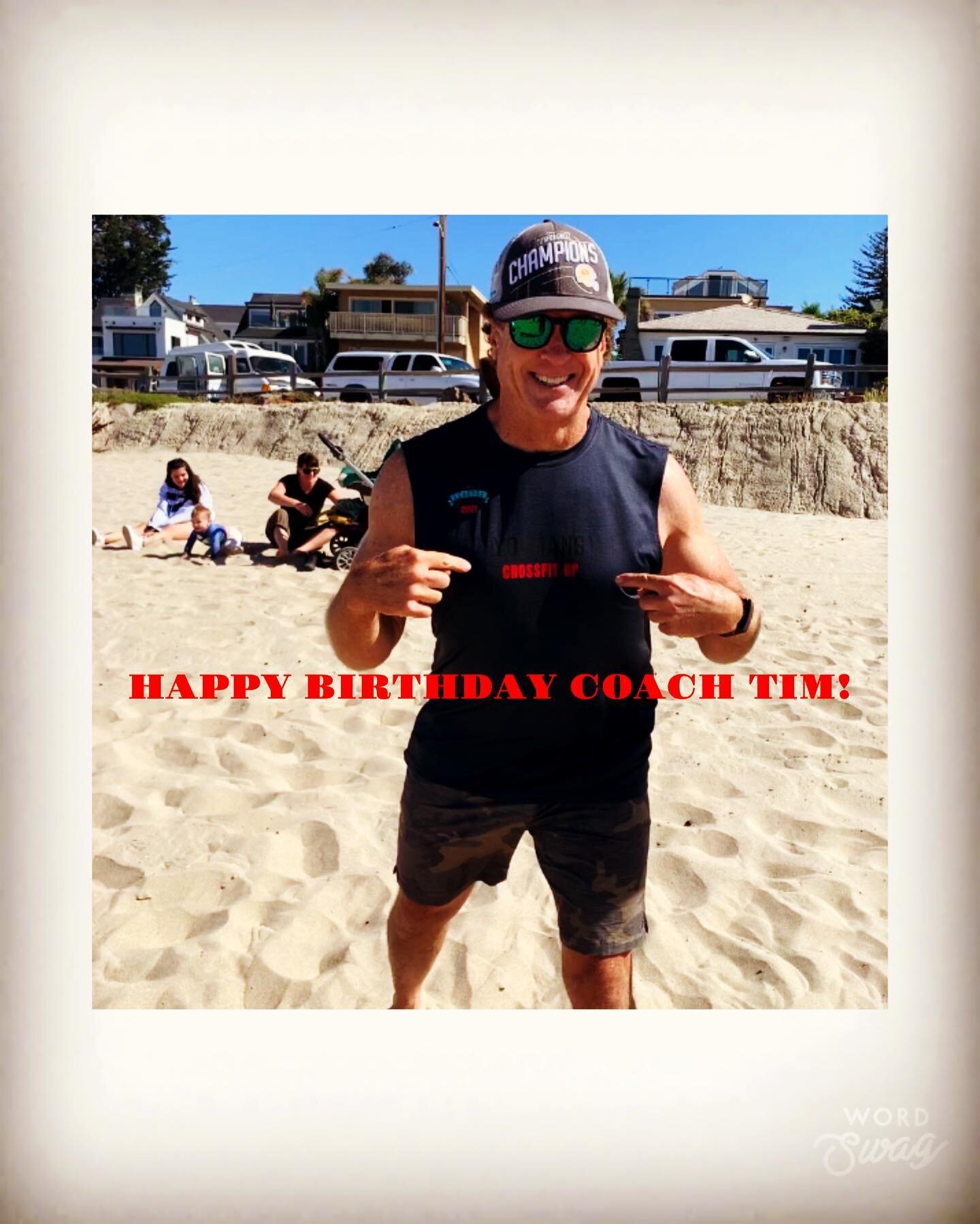 Happy Birthday!  We are very lucky to have a leader like you in the CFUP community.  You are an amazing human, coach, and athlete.  Keep the Tim(isms) coming and enjoy the day!