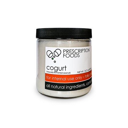 Cogurt – Cultured young coconut pulp. Tart and silky smooth, the consistency of yogurt. Enjoy plain or with your favorite topping for a healthy breakfast or snack.