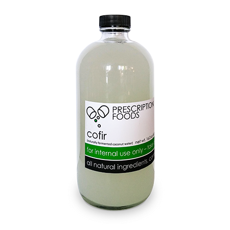 Cofir – Cultured young coconut water. Sweet, sour and slightly effervescent. Reminiscent of champagne - celebrate health with a glass today.